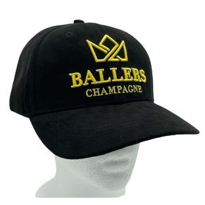 BALLERS CHAMPAGNE Baseball Cap Hat with Logo